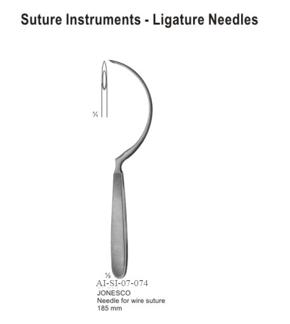 Jonesco ligature needle